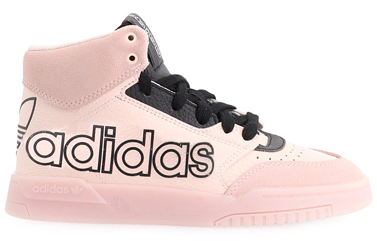 Женские кроссовки adidas originals Drop Step XL (розово-черные) — Розовый / чёрный — фото 2
