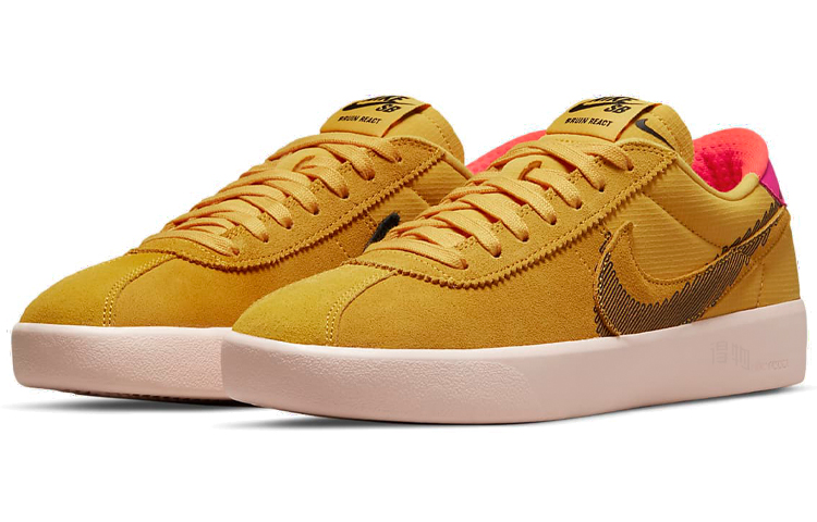 Кеды Nike SB Bruin React Pollen (желтые) — фото 3