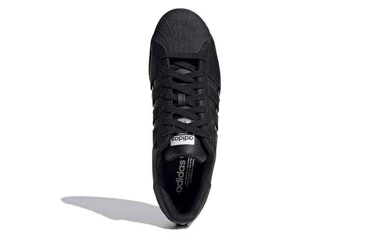 Кеды adidas originals Superstar (черно-серебряные) — фото 5