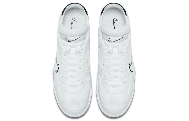 Кроссовки Nike Drop-Type HBR (бело-черные) — фото 3