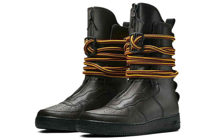 Мужские кеды Nike Air Force 1 Baroque Brown' (коричневые) — фото 3