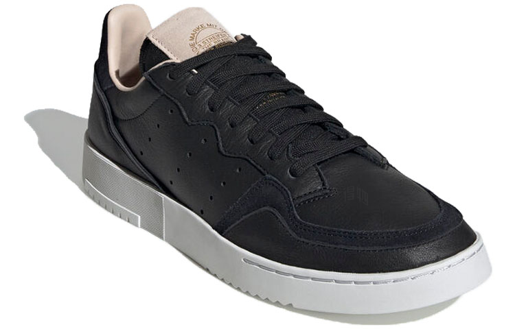 Кеды adidas Originals Super Court (черно-бело-розовый) — Чёрный / белый / розовый — фото 2