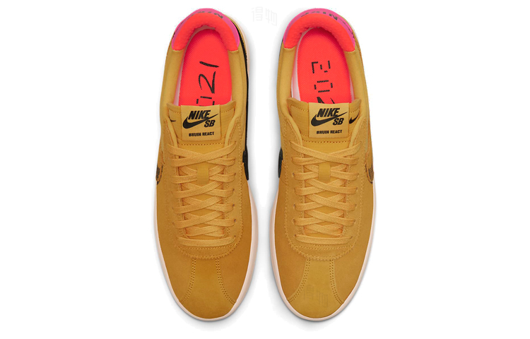 Кеды Nike SB Bruin React Pollen (желтые) — фото 4