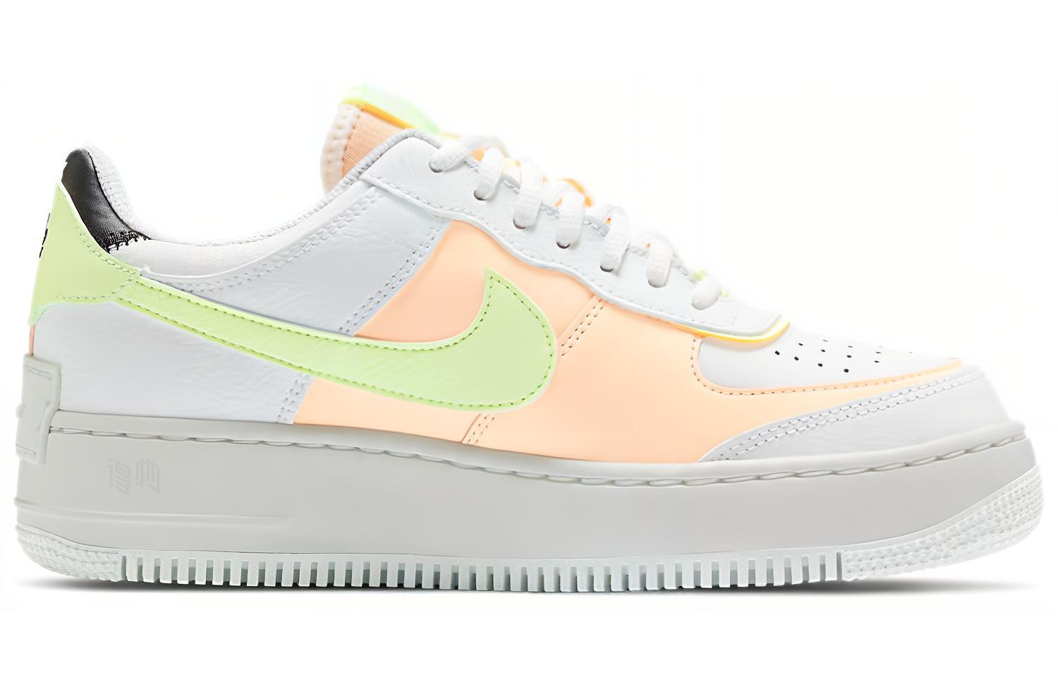 Женские кроссовки Nike Air Force 1 Shadow (розово-белый) — фото 2
