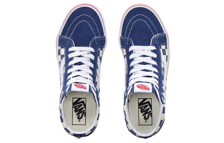 Кеды Vans SK8 Reissue (сине-белые) — Синий / белый — фото 3