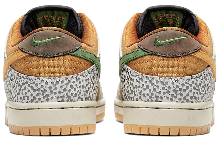 Унисекс кеды Nike Dunk SB "Safari" (коричневые) — Коричневый — фото 5