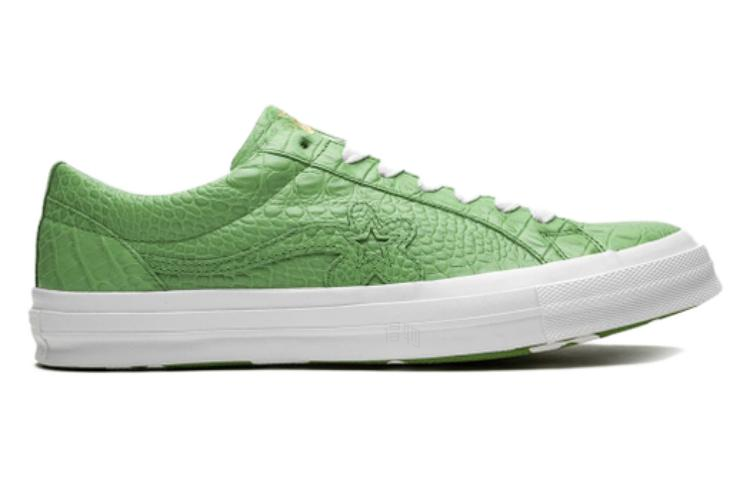 Кеды Converse One Star Ox Golf Le Fleur Faux (зеленые) — фото 2