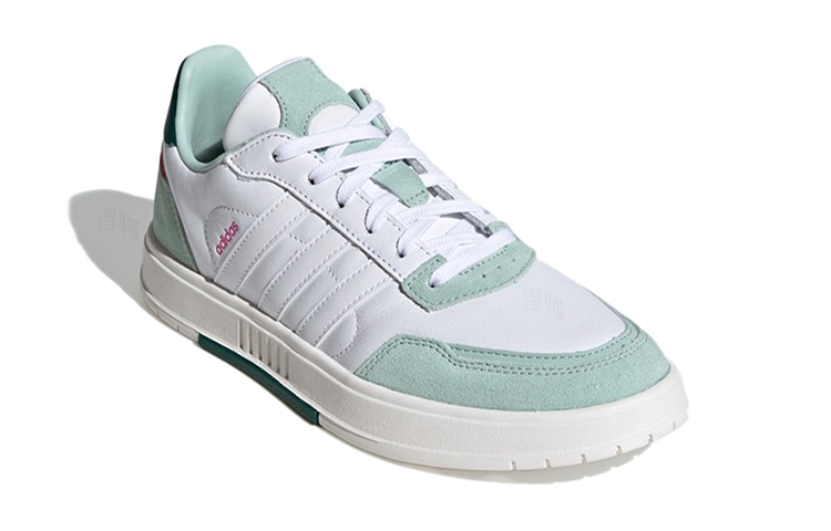 Женские кеды adidas neo Courtmaster (бело-зеленые) — фото 3
