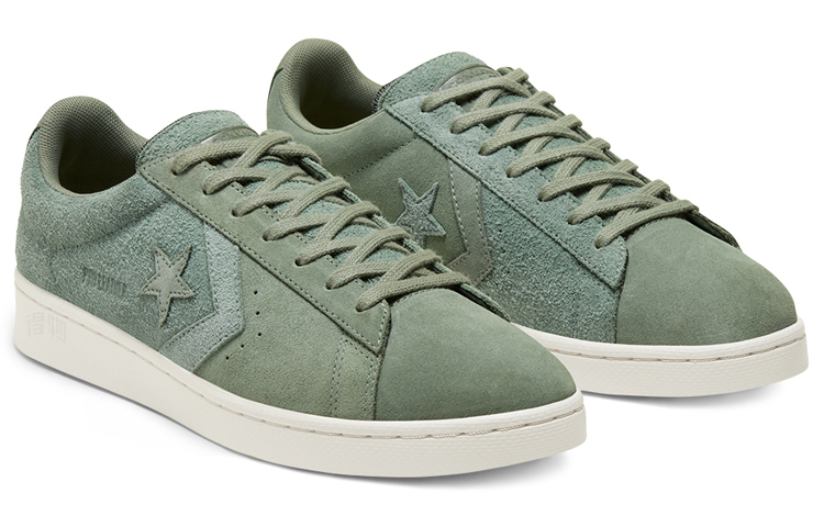 Кеды Converse Cons Pro Leather (светло-зеленые) — фото 3