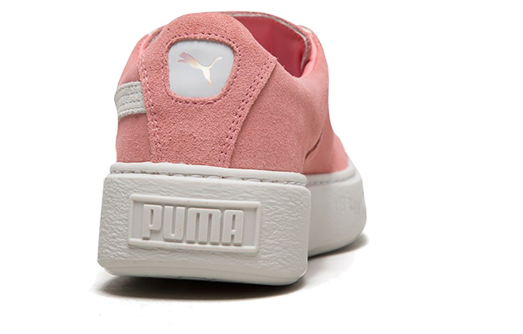 Женские кеды PUMA Platform Strap (розово-белые) — Розовыйбелый — фото 6
