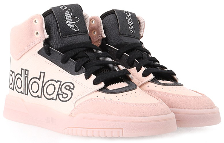 Женские кроссовки adidas originals Drop Step XL (розово-черные) — Розовый / чёрный — фото 3