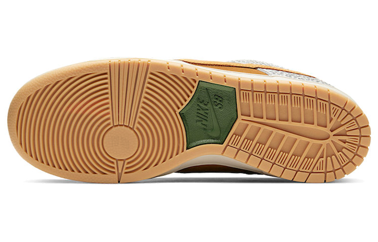 Унисекс кеды Nike Dunk SB "Safari" (коричневые) — Коричневый — фото 6