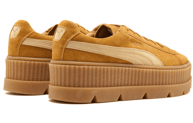 Женские кеды PUMA Rihanna Fenty (песочные) — Жёлтый — фото 3