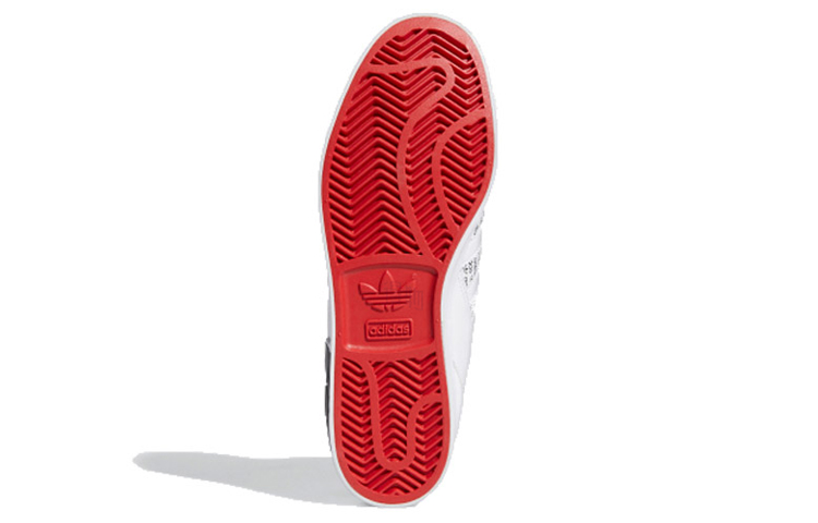 Кеды adidas originals Hardcourt Hi (бело-красные) — фото 5