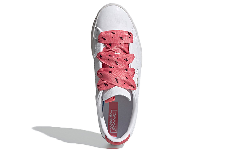 Женские кеды adidas originals Sleek (бело-розовые) — фото 5