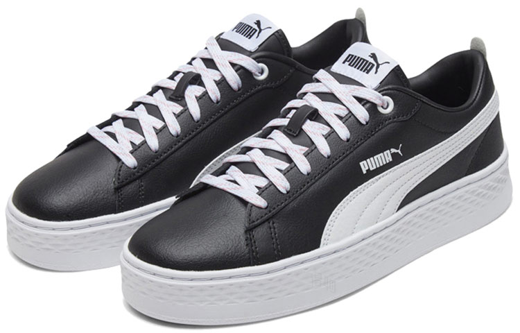 Женские кеды PUMA Smash Platform (черные) — фото 3