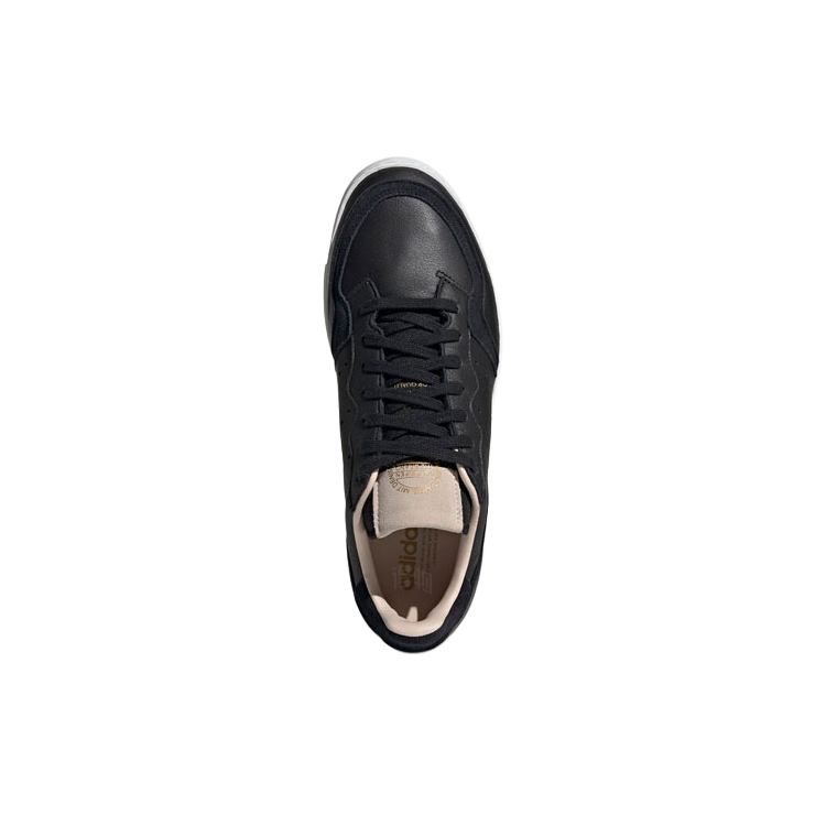 Кеды adidas Originals Super Court (черно-бело-розовый) — Чёрный / белый / розовый — фото 4