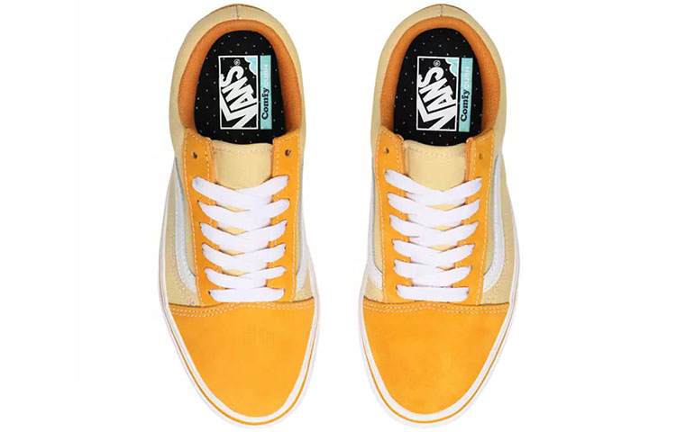 Кеды Vans Old Skool Suede And Textile Comfycush (желтые) — фото 4
