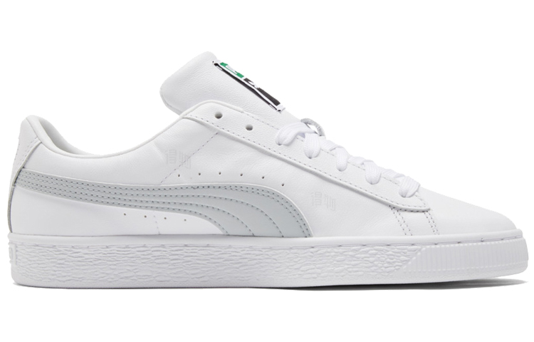 Кеды PUMA Basket Classic 21 (бело-серые) — Белый / серый — фото 2