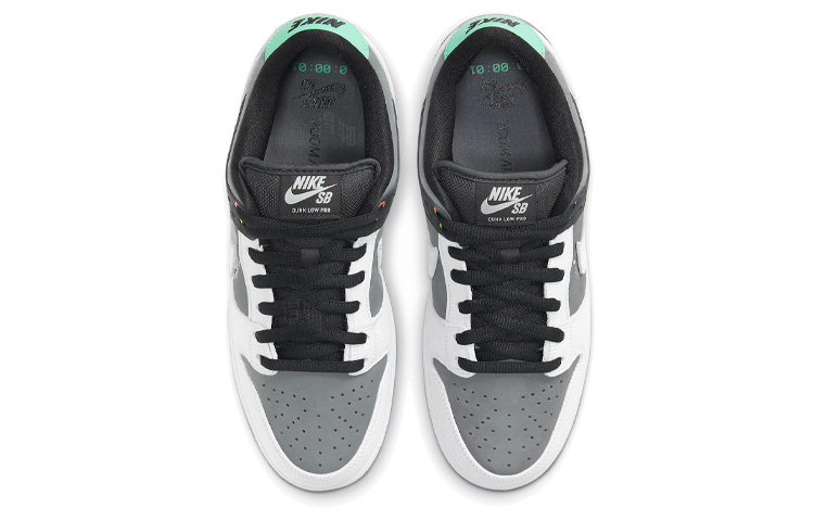 Кеды Nike Dunk SB pro iso "vx1000 camcorder" (черно-серо-белые) — Чёрный / серый / белый — фото 4