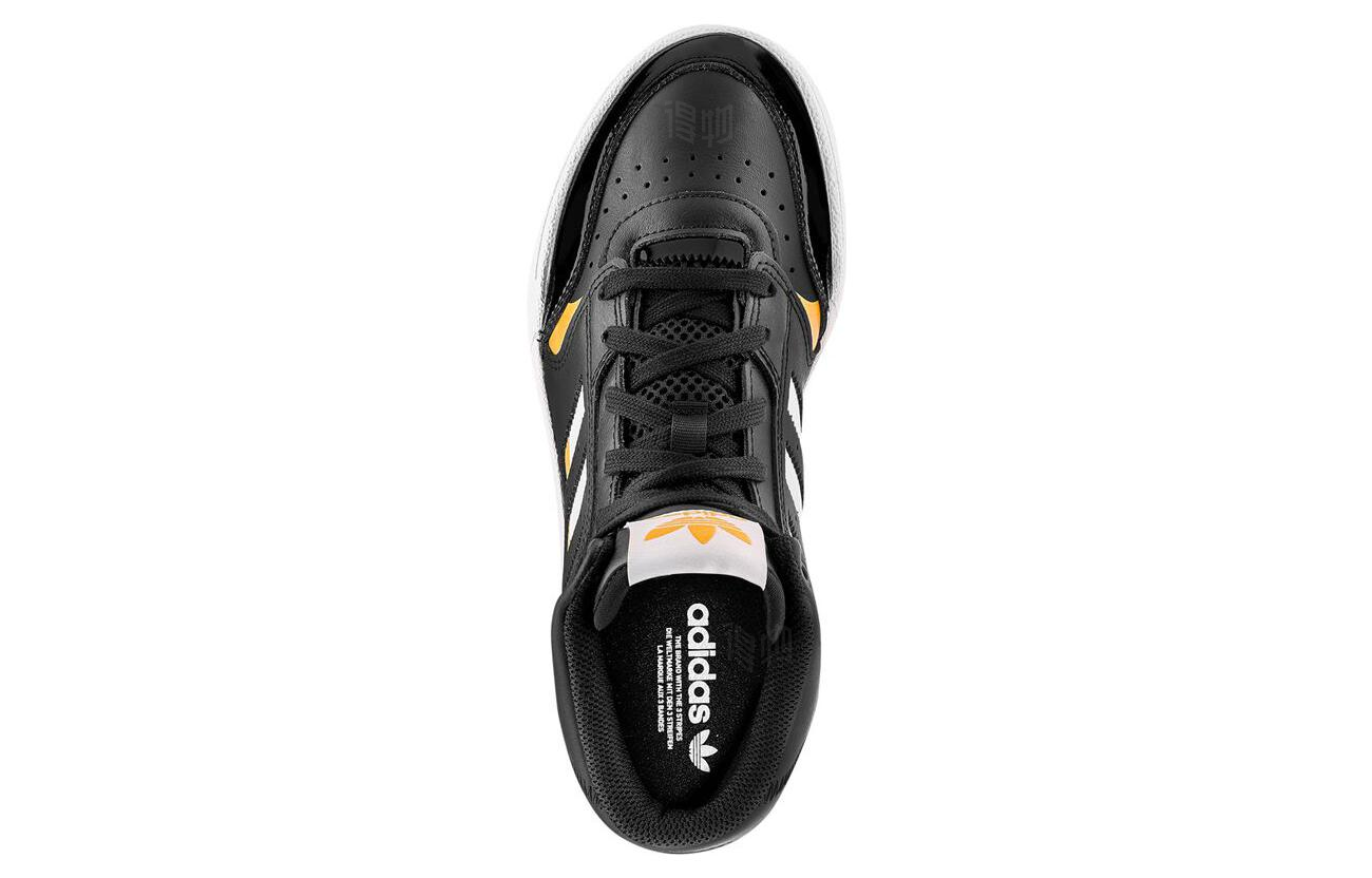 Женские кеды adidas Originals Drop Step (черно-желтые) — Чёрный / жёлтый — фото 4