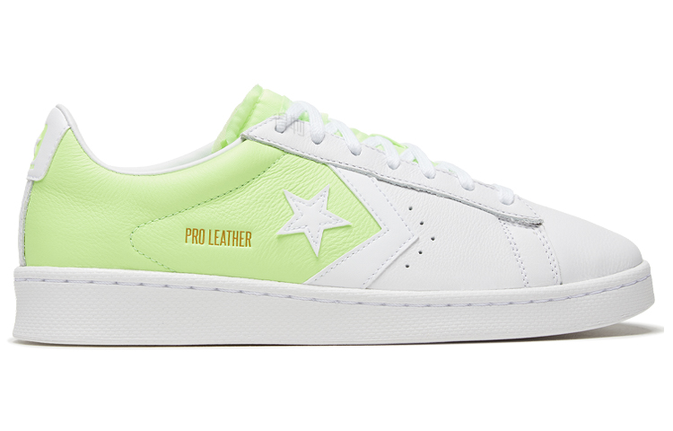 Унисекс кеды Converse Cons Pro Leather (зелено-белые) — фото 2