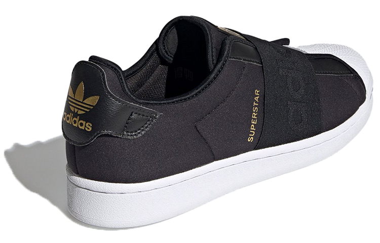 Слипоны adidas originals Superstar SlipOn Slip-On (черно-белые) — Чёрный / белый — фото 4