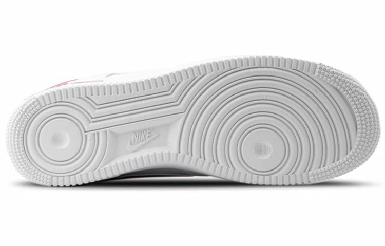 Кроссовки Nike Air Force 1 7 (бело-красные) — Белый / красный — фото 5