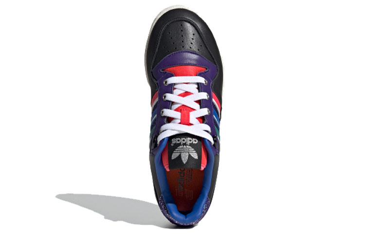 Женские кеды adidas originals Rivalry Low (черно-фиолетовый) — фото 3