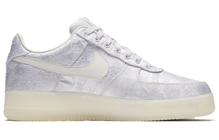Кеды CLOT x Nike Air Force 1 CLOT WORLD (белые) — Белый — фото 2