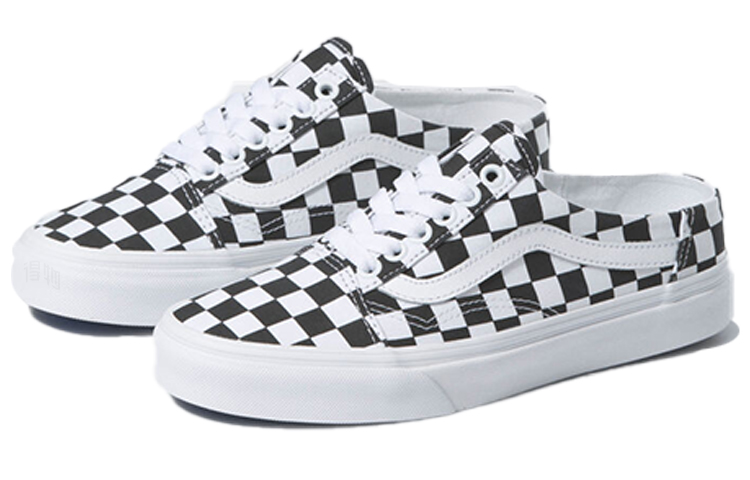 Сабо Vans Old Skool Mule (черно-белая шахматка) — фото 3