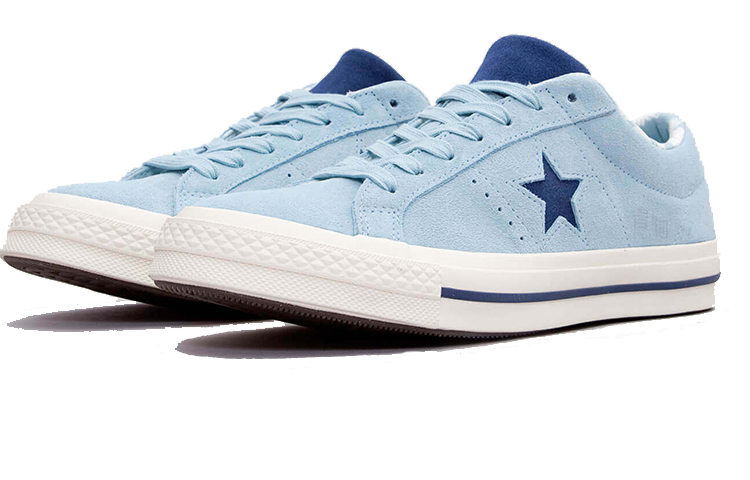 Кеды Converse One Star Ox (водно-голубые) — фото 3