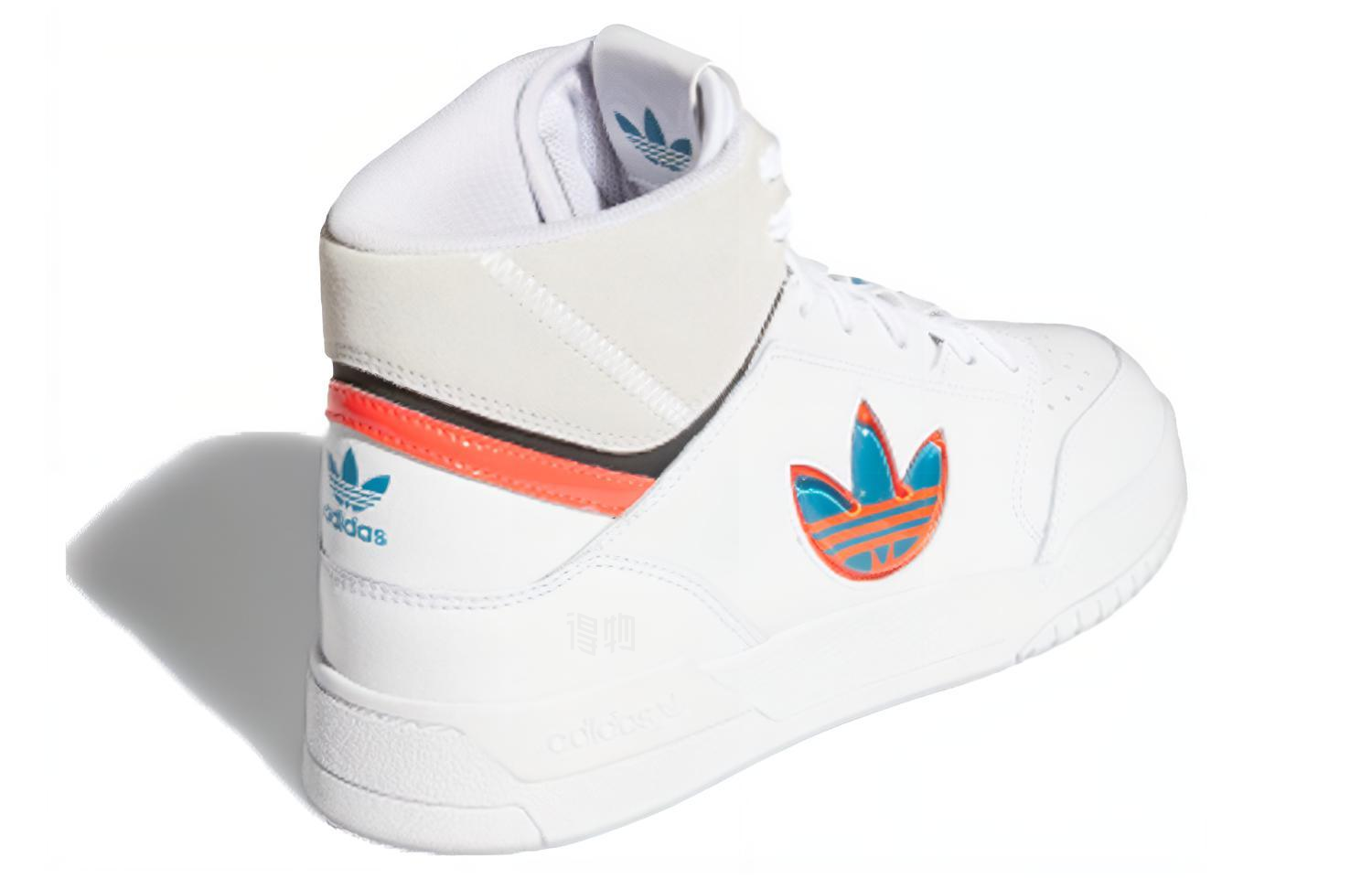 Кеды adidas originals Drop Step Xlt (бело-сине-оранжевые) — фото 4