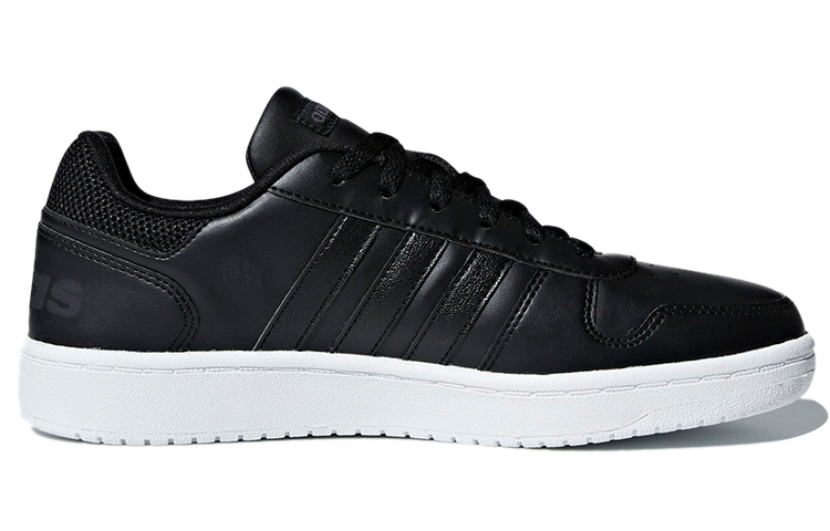 Женские кеды adidas neo Hoops 2.0 (черный) — Чёрный — фото 2