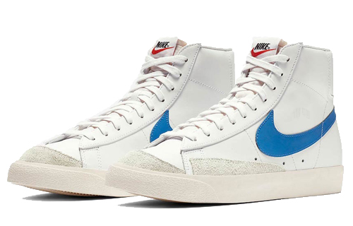 Кеды Nike Blazer 77 Vintage "Pacific Blue" (сине-белые) — 太平洋蓝/白 — фото 3