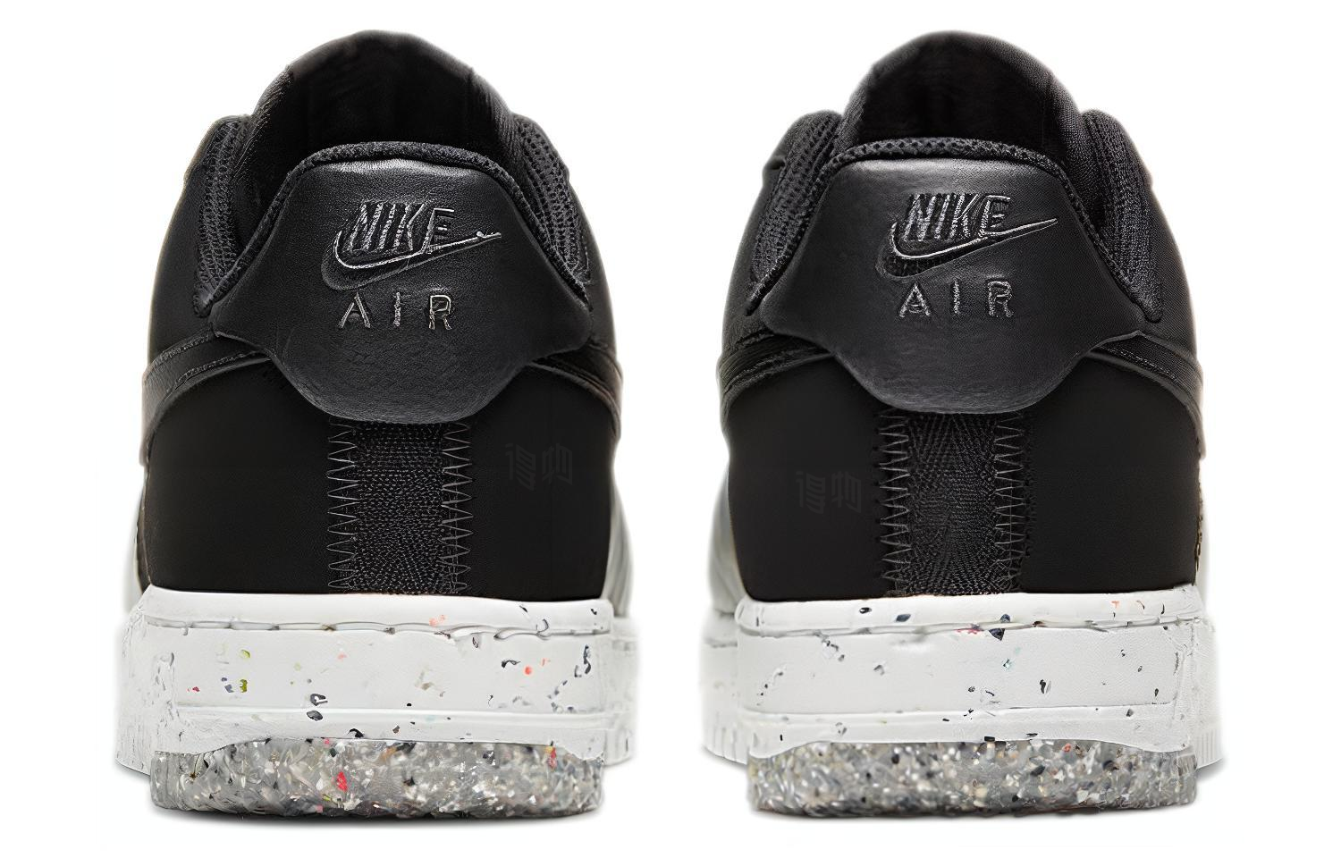 Женские кеды Nike Air Force 1 Crater (черно-белые) — фото 5
