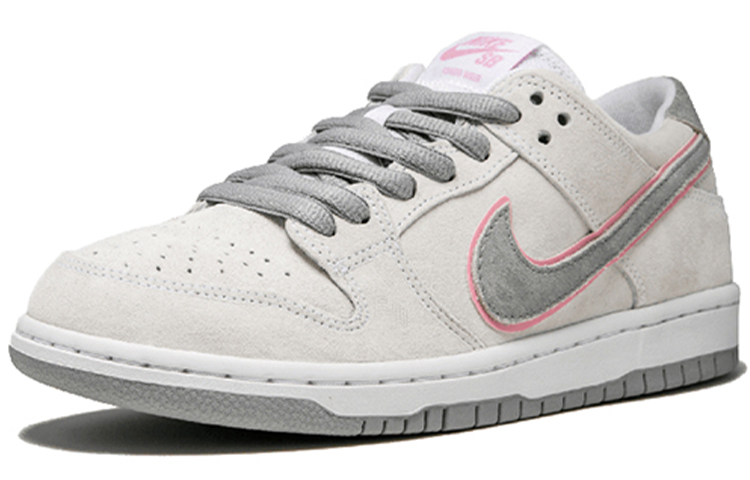Кеды Nike Dunk SB Ishod W Flat Silver (серо-розовые) — Серый / розовый — фото 2
