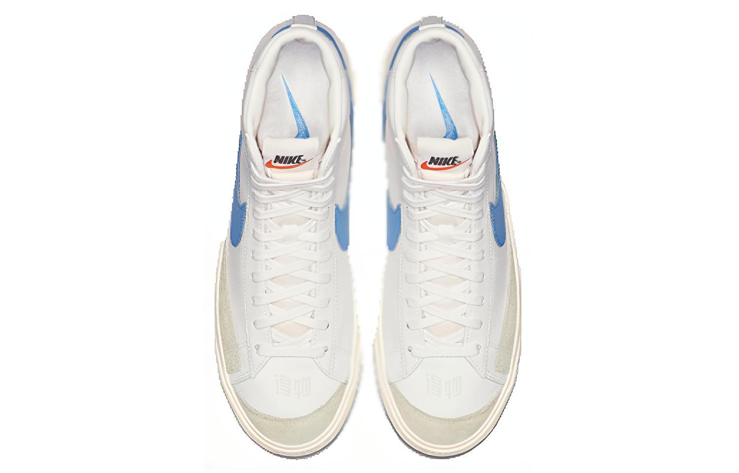 Кеды Nike Blazer 77 Vintage "Pacific Blue" (сине-белые) — 太平洋蓝/白 — фото 4