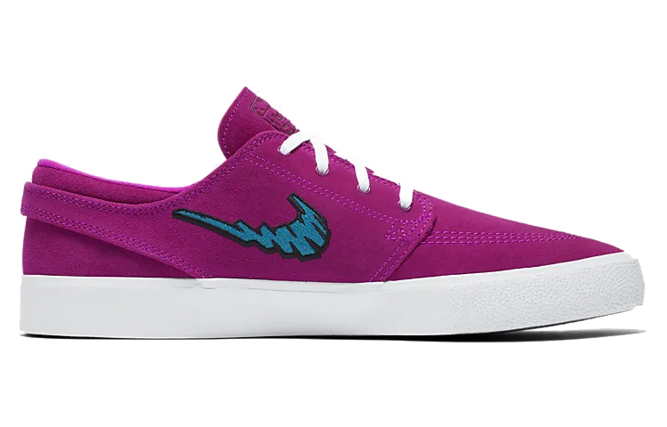 Кеды Nike SB Stefan Janoski RM (фиолетовые) — 明亮紫/黑/橡皮浅褐/激光蓝 — фото 2