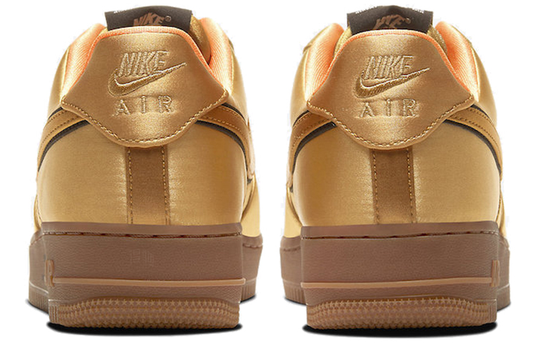 Кеды Nike Air Force 1 (золотой) — фото 4