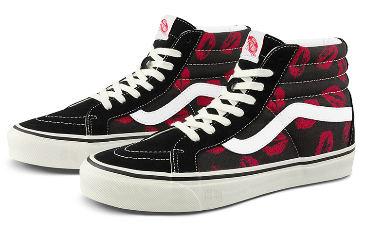 Кеды Vans SK8 Dx (красно-черные) — Красный / чёрный — фото 2