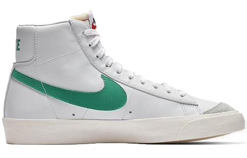 Кеды Nike Blazer 77 Vntg (бело-зеленые) — Белый / зелёный — фото 2