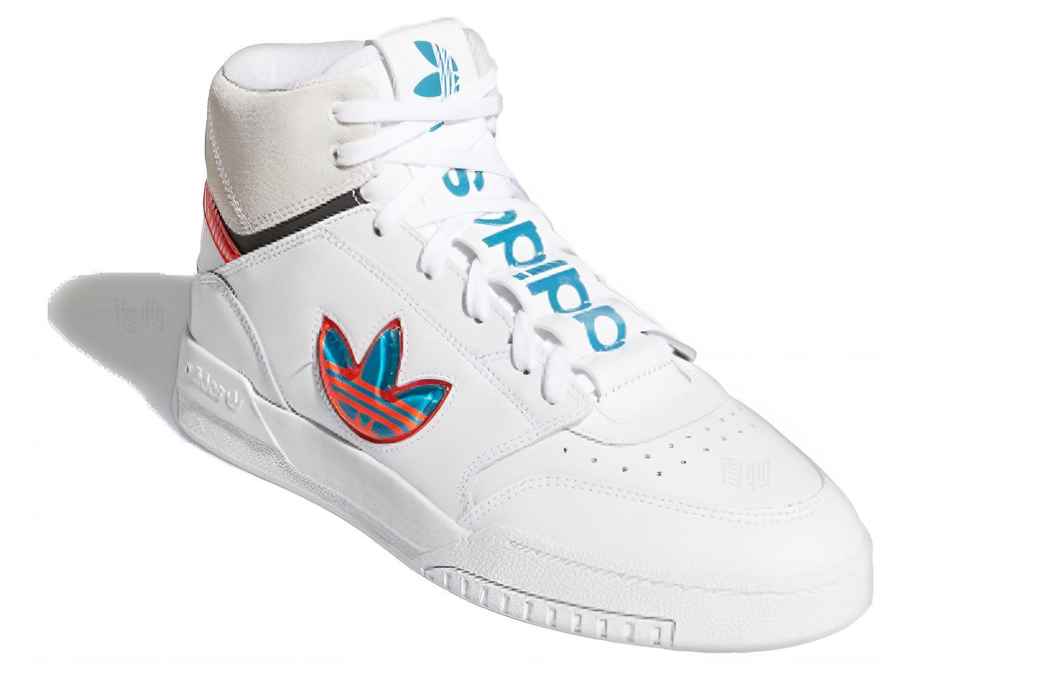 Кеды adidas originals Drop Step Xlt (бело-сине-оранжевые) — фото 3