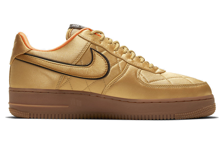 Кеды Nike Air Force 1 (золотой) — фото 2