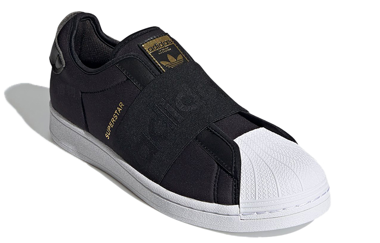 Слипоны adidas originals Superstar SlipOn Slip-On (черно-белые) — Чёрный / белый — фото 3