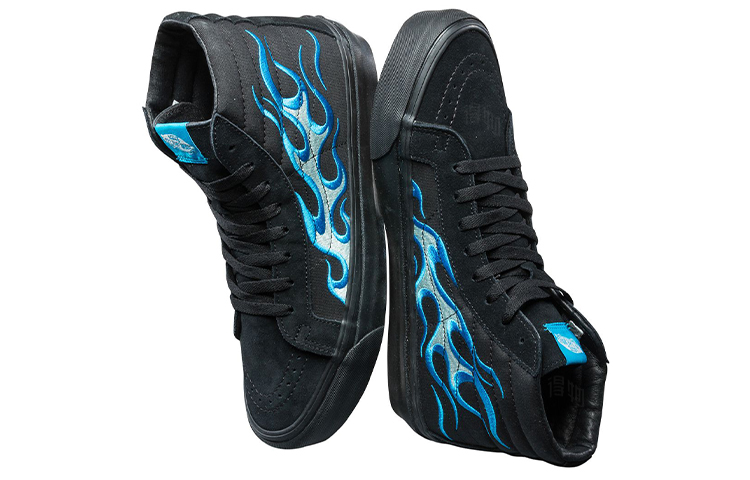 Кеды WTAPS x Vans SK8 LX (черно-синий) — Чёрный / синий — фото 4