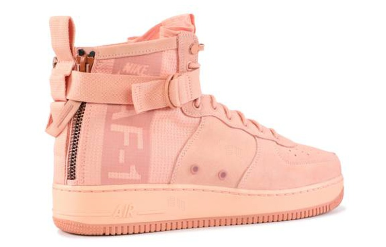 Мужские кроссовки Nike Air Force 1 (розовые) — фото 4