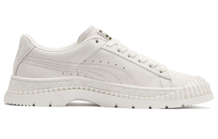 Женские кеды PUMA Utility Suede (бежевые) — фото 2