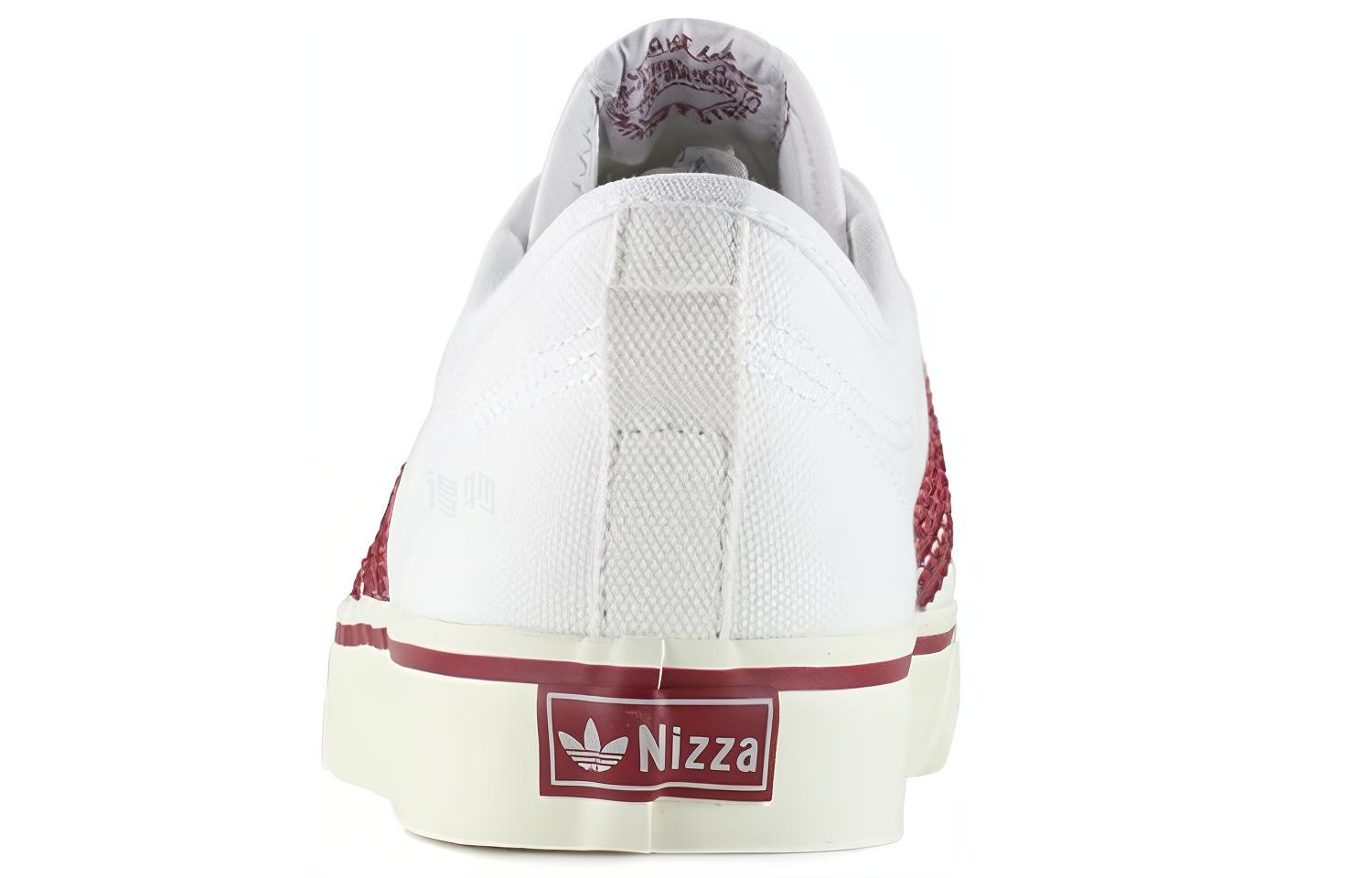 Кеды adidas Nizza (бело-красные) — фото 4