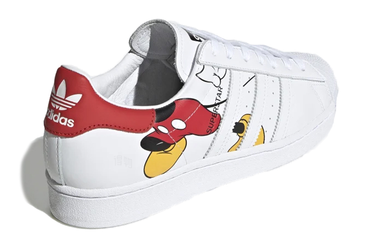 Кеды adidas x Disney SUPERSTAR (белые) — фото 3